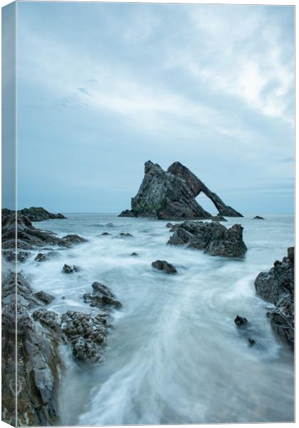 Fiddle Bow Rock Canvas Print by Robbie Spencer