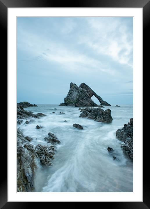 Fiddle Bow Rock Framed Mounted Print by Robbie Spencer