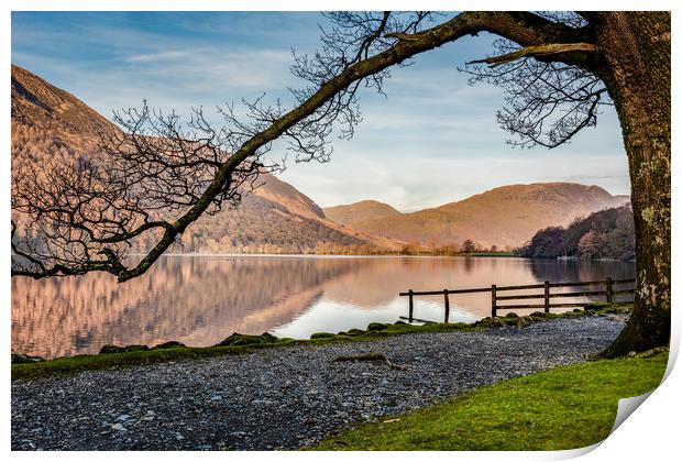 A window view of Buttermere Print by Robbie Spencer