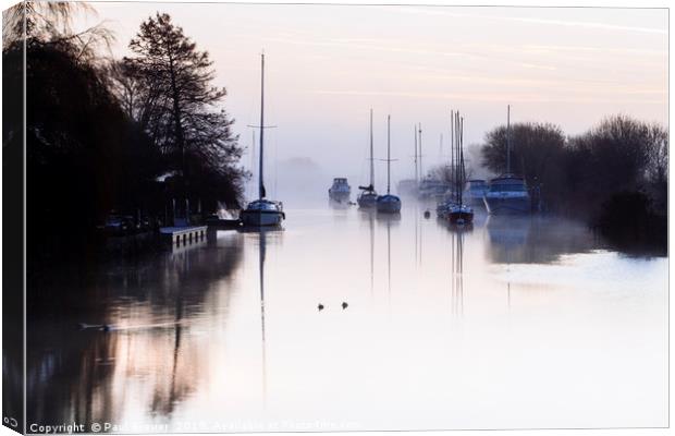 River Frome at Wareham Canvas Print by Paul Brewer
