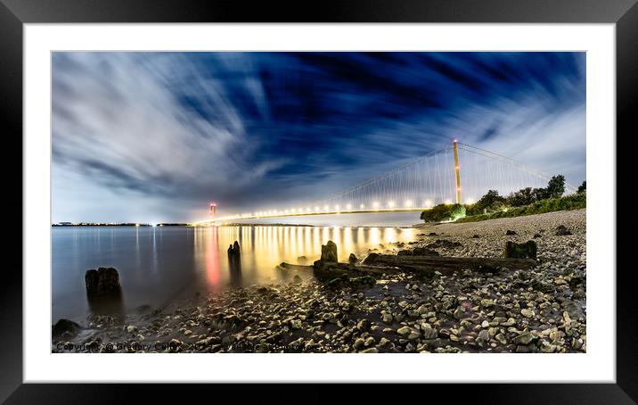 An evening shot of the River Humber  Framed Mounted Print by Gregory Culley