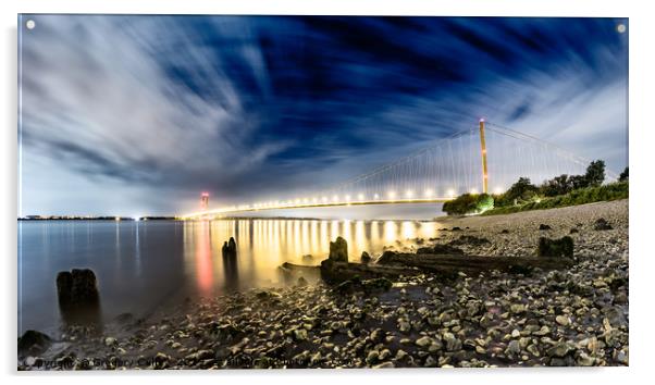 An evening shot of the River Humber  Acrylic by Gregory Culley