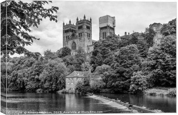 Durham Cathedral Canvas Print by Antony Atkinson