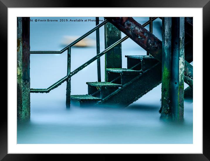 The Steps To Where? Framed Mounted Print by Kevin Browne