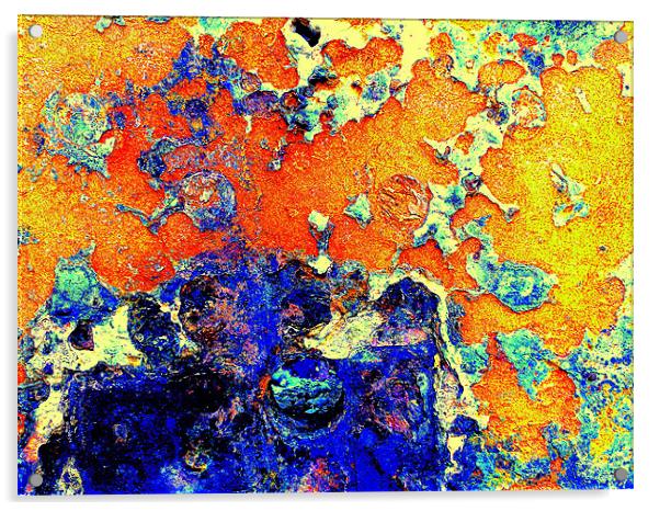 Intense Rust Acrylic by John Black