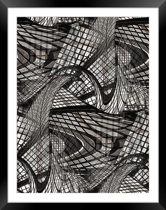 confusion Framed Mounted Print by Heather Newton