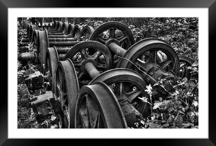 Wheels of Steel Framed Mounted Print by Rob Hawkins