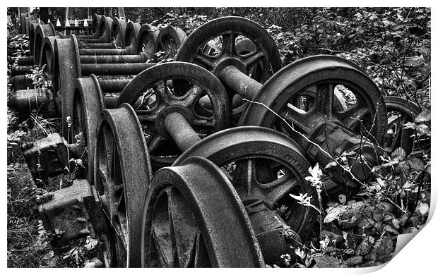 Wheels of Steel Print by Rob Hawkins