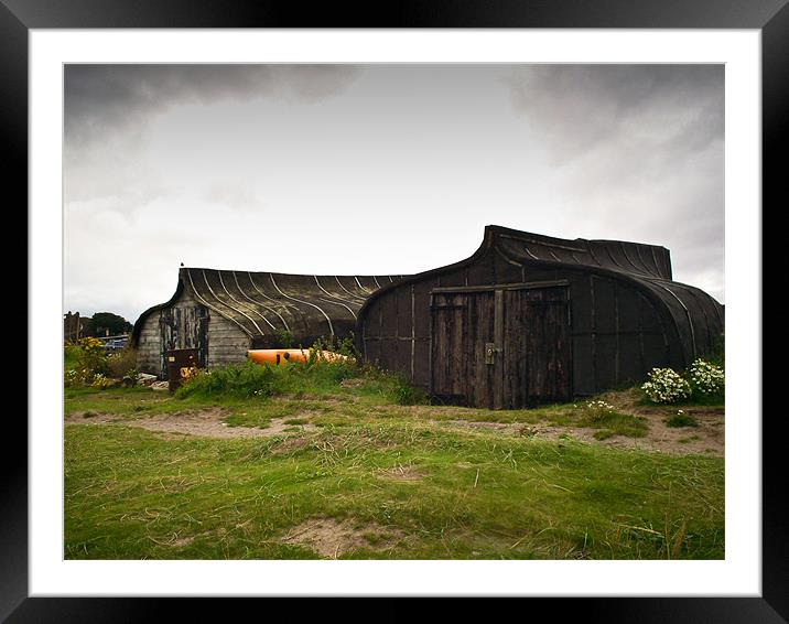 Recycling on Lindisfarne Framed Mounted Print by Steve Wood