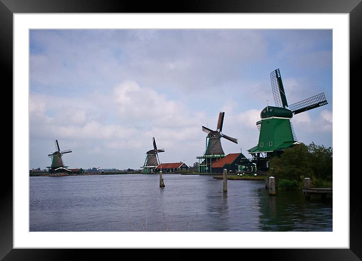 Windmills On My Mind Framed Mounted Print by Steve Wood