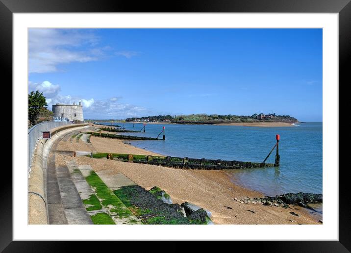 Felixstowe Ferry and Bawdsey Quay Framed Mounted Print by Diana Mower