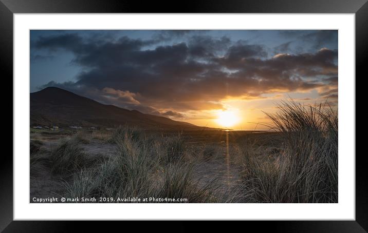 Sunrise Dingle Peninsula Framed Mounted Print by mark Smith