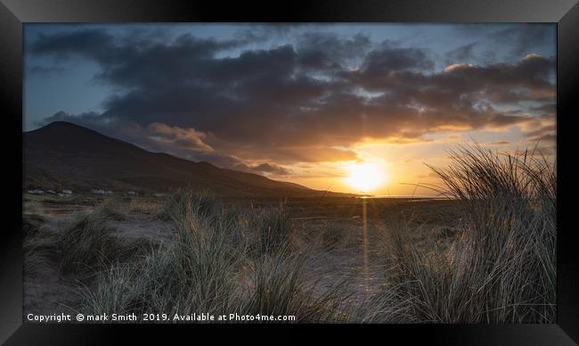 Sunrise Dingle Peninsula Framed Print by mark Smith