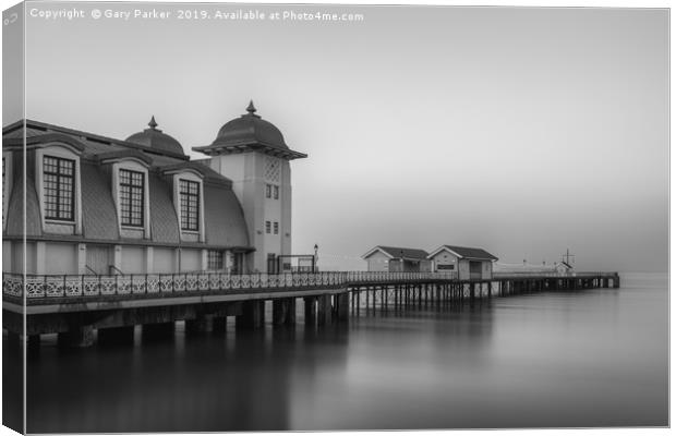 The victorian architecture of Penarth Pier, Wales Canvas Print by Gary Parker