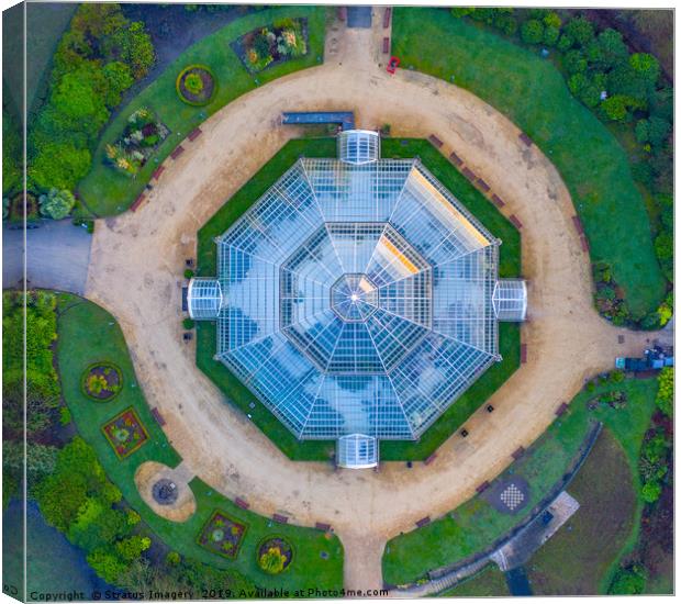 From Above The Palm House Canvas Print by Stratus Imagery