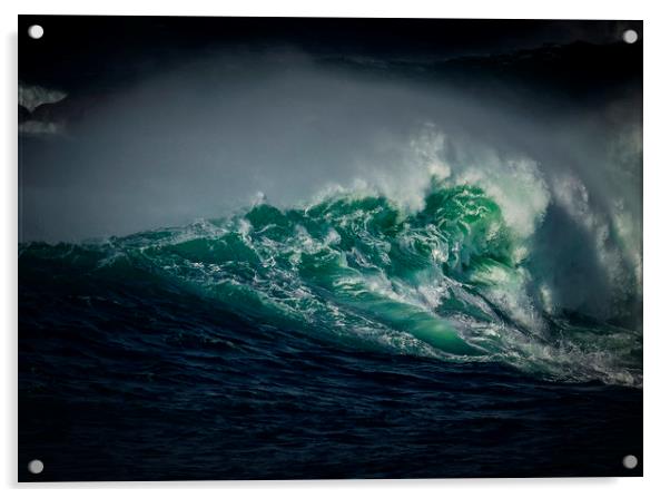 Crashing Wave Acrylic by Ian Mayou
