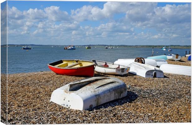 Bawdsey Quay Canvas Print by Diana Mower