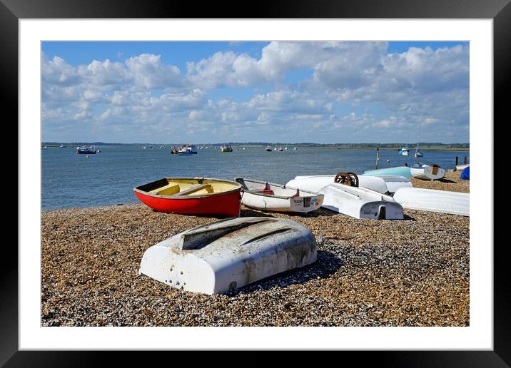 Bawdsey Quay Framed Mounted Print by Diana Mower