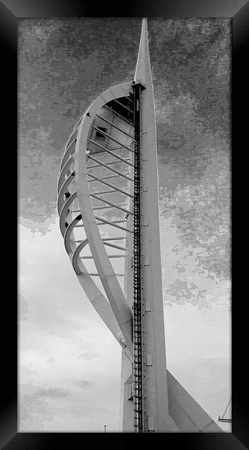 Spinnaker tower Framed Print by John Black