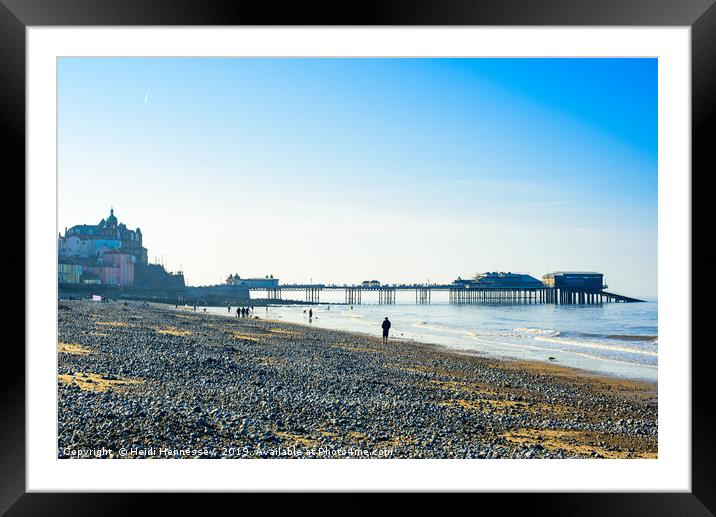 Majestic Cromer Pier at Sunset Framed Mounted Print by Heidi Hennessey