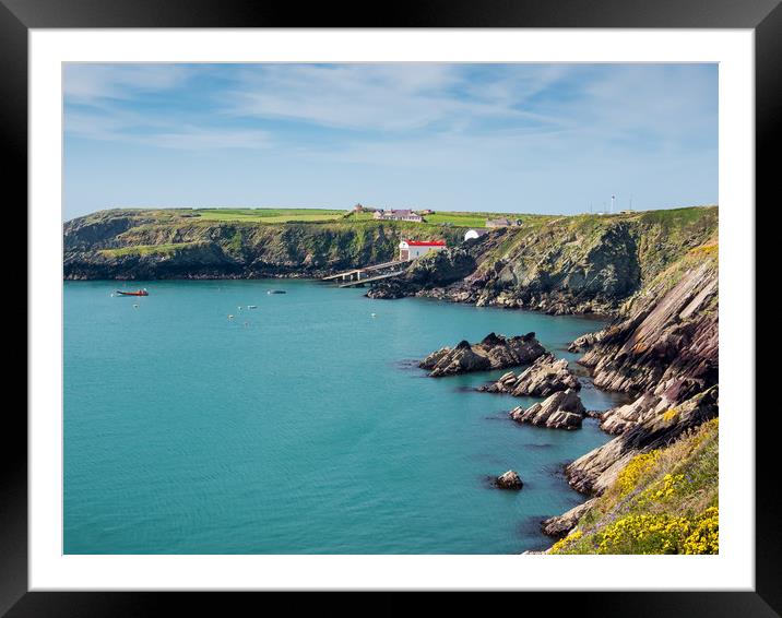 St Justinian's in Pembrokeshire. Framed Mounted Print by Colin Allen