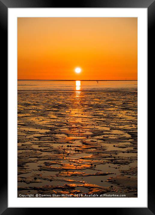 i-Sunset Framed Mounted Print by Dominic Shaw-McIver
