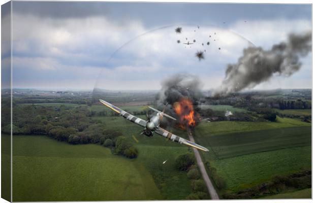 Normandy Typhoon shockwave  Canvas Print by Gary Eason