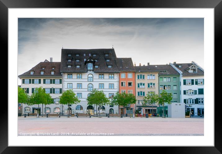 Herrenackerplatz Framed Mounted Print by DiFigiano Photography