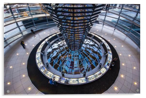 Reichstag dome, Berlin Parliament Acrylic by Katie McGuinness
