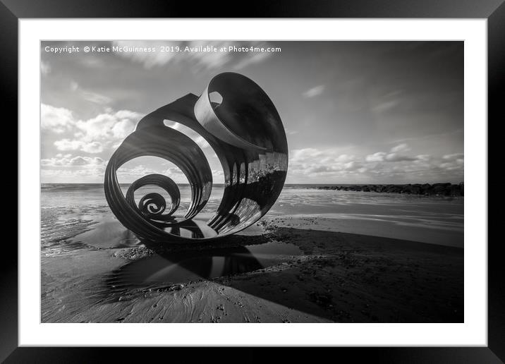 Mary's Shell, Cleveleys Framed Mounted Print by Katie McGuinness