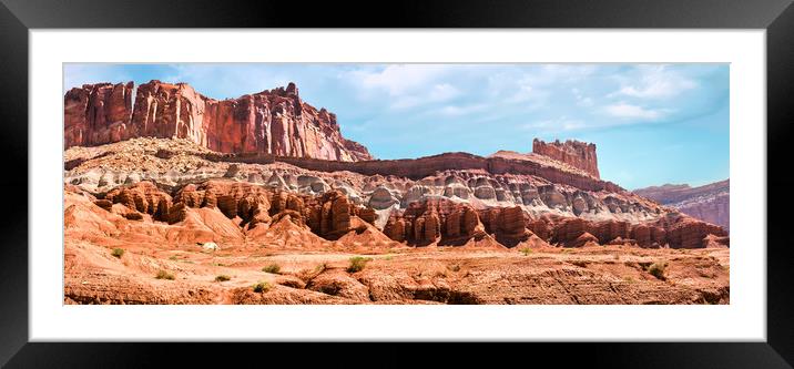 An Awesome Desert Framed Mounted Print by LensLight Traveler