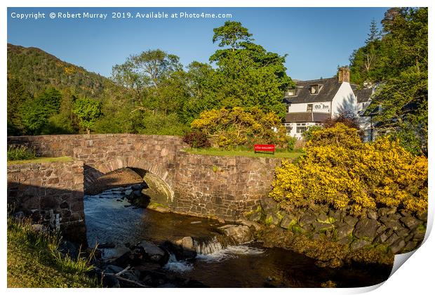 The Old Inn, Gairloch Print by Robert Murray