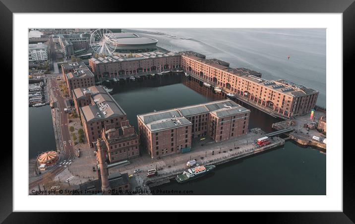 The Royal Albert Dock Framed Mounted Print by Stratus Imagery