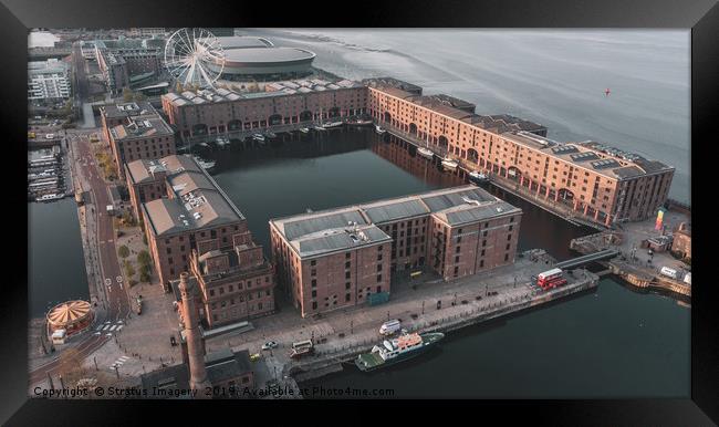 The Royal Albert Dock Framed Print by Stratus Imagery