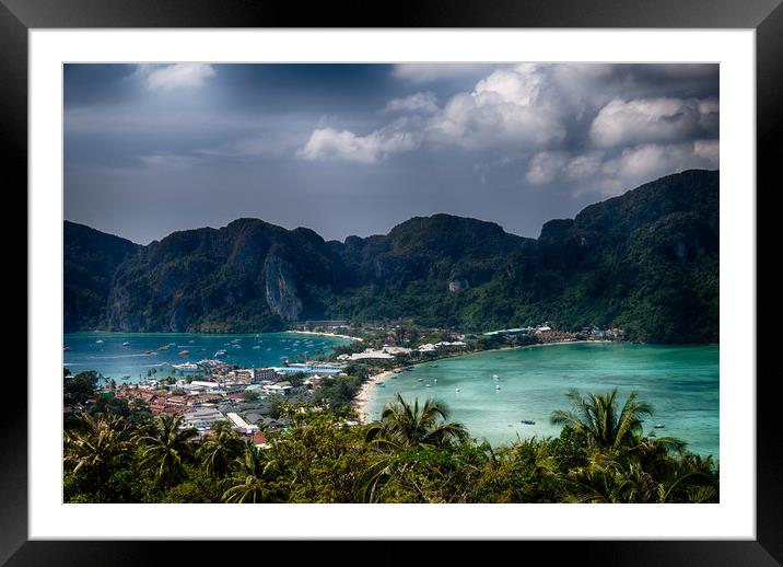 Awe-inspiring vista of Phi Phi Island Framed Mounted Print by Rus Ki