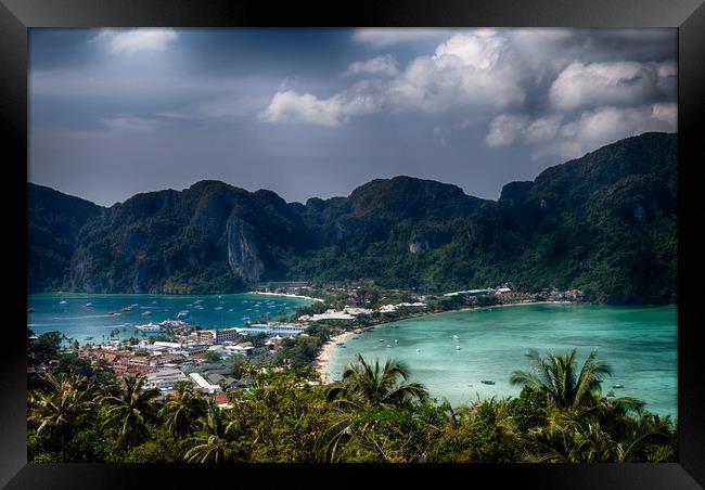 Awe-inspiring vista of Phi Phi Island Framed Print by Rus Ki
