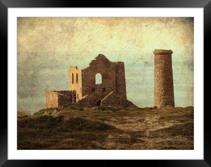 Rustic Relics of Cornwall Framed Mounted Print by Beryl Curran