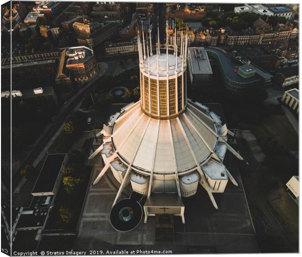 Liverpool Metropolitan Cathedral Canvas Print by Stratus Imagery