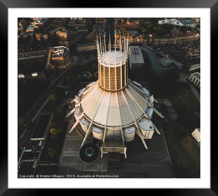 Liverpool Metropolitan Cathedral Framed Mounted Print by Stratus Imagery