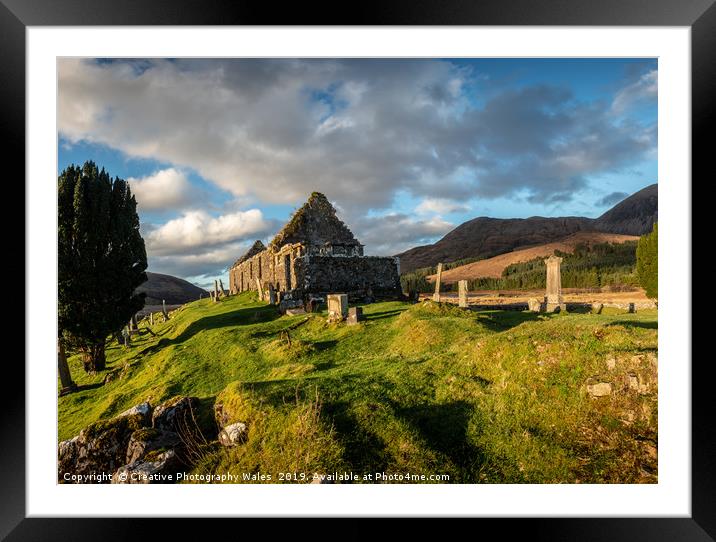 Cill Chriosd Chapel on Isle of Skye Framed Mounted Print by Creative Photography Wales