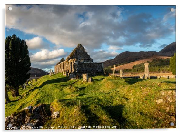 Cill Chriosd Chapel on Isle of Skye Acrylic by Creative Photography Wales