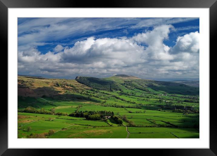 Hope Valley & Great Ridge                        Framed Mounted Print by Darren Galpin