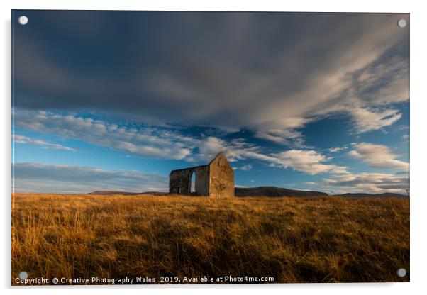 Kilmuir Church Landscape on Isle of Skye Acrylic by Creative Photography Wales