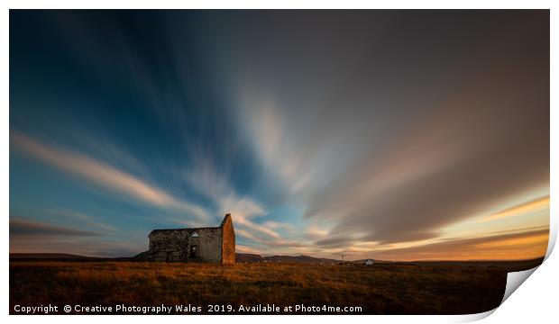 Kilmuir Church on Isle of Skye Print by Creative Photography Wales
