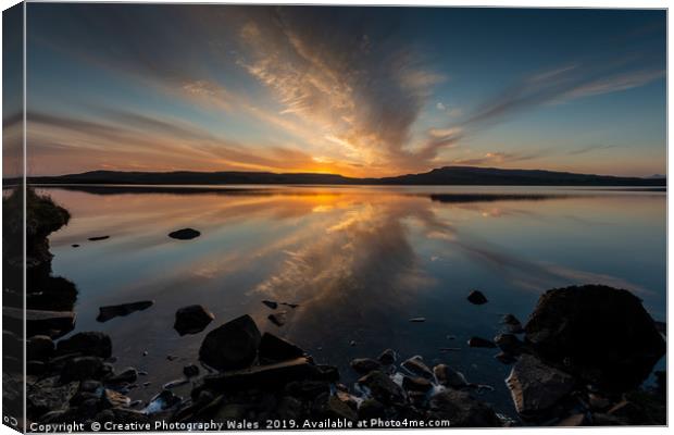 Loch Fada at Sunrise, Isle of Skye Canvas Print by Creative Photography Wales