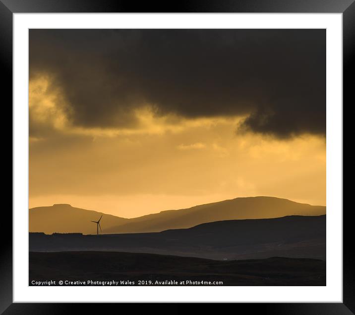 Turbine on North of Isle of Skye Framed Mounted Print by Creative Photography Wales