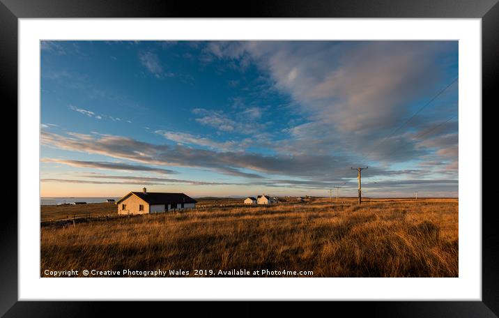 Kilmuir Church Landscape on Isle of Skye Framed Mounted Print by Creative Photography Wales
