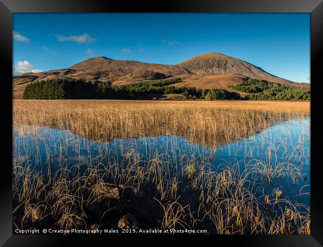 Loch Cill Chriosd Landscape on Isle of Skye Framed Print by Creative Photography Wales