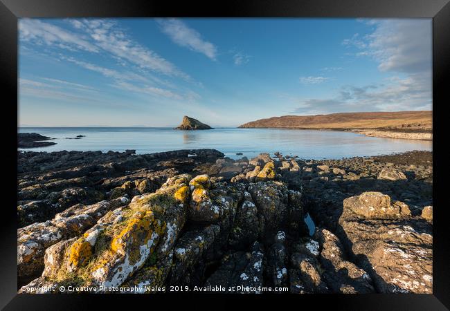 Tulm Bay on the Isle of Skye Framed Print by Creative Photography Wales