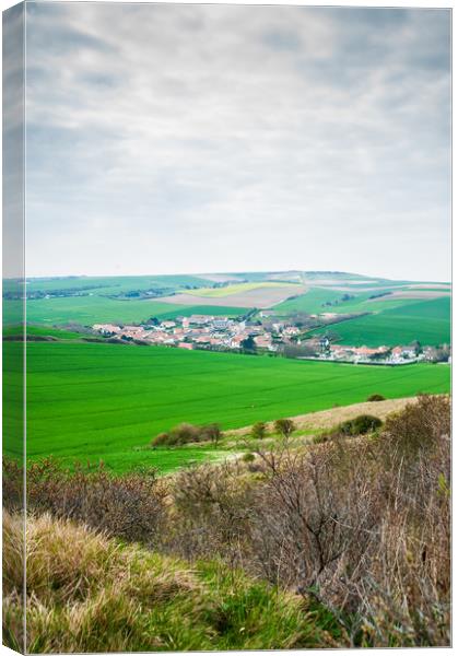 view from cap Blanc Nez Canvas Print by youri Mahieu